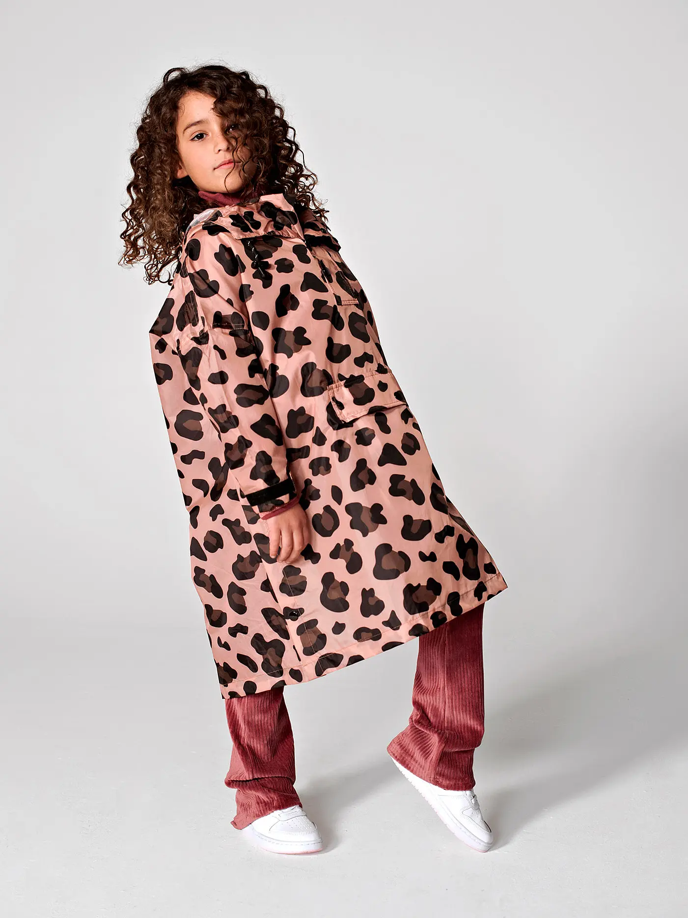 RAINKISS | Kinder Regenjacke - Regenponcho Pink Panth | 